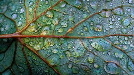 detailed leaf macro, natural texture closeup, backlit veins