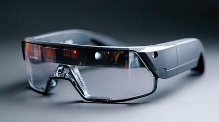 Futuristic Smart Glasses with Augmented Reality Display