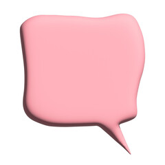 3d speech bubble Blank empty message box Textbox frame for banners, price tags, stickers, design