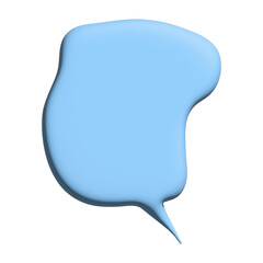 3d speech bubble Blank empty message box Textbox frame for banners, price tags, stickers, design