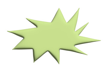 3d speech bubble Blank empty message box Textbox frame for banners, price tags, stickers, design