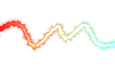 Abstract glowing neon light flow wave shaped halftone gradient overlay PNG. Glowing lighting colour flow gradient shape backdrop design multicolour background, transparent background 