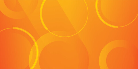 Abstract orange background with overlapping circles and modern circle shapes. Vector illustration eps10.