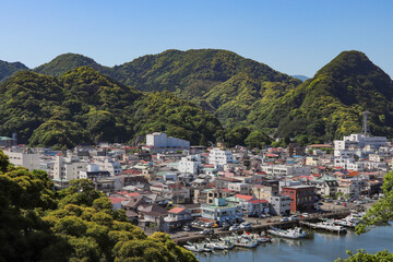 下田の街並み（静岡県下田市）