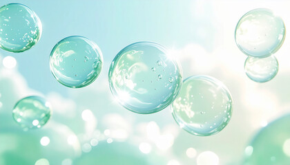 bubbles in the water