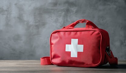Be prepared with a red first aid kit for emergencies at home, office, or travel, ensuring swift response and peace of mind during unexpected situations