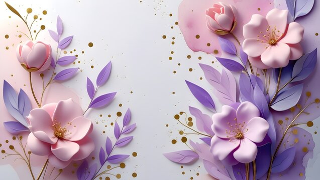 pink magnolia flowers - Powered by Adobe