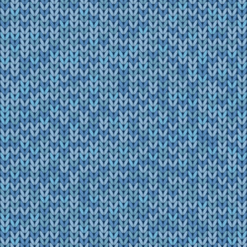 Abstract light blue knitting wool texture seamless pattern background