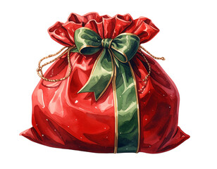 Christmas Gift Bag Illustration
