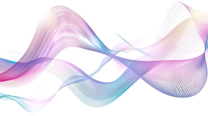 abstract flowing lines representing emotional frequency, digital