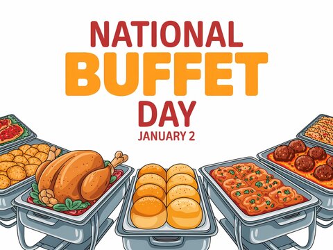 Celebrate national buffet day on january 2nd with a feast of delicious food options