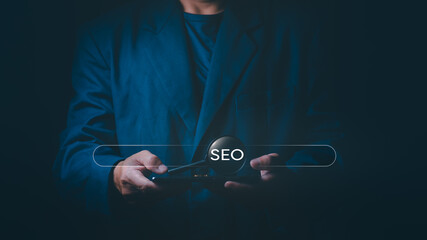 SEO optimization analysis tools, search engine ranking and social media sites based on search result analysis data, search engine optimization ideas, website optimization for higher search results.
