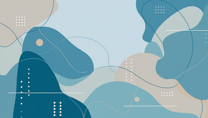 abstract background with snowflakes, Background, Neo-Minimalism, Organic Shapes, Earth Tones, Vector Pattern, Abstract Wallpaper, Geometry, Clean Design.