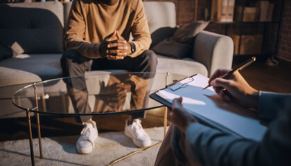 Therapist Counseling Session Mental Health Client Perspective Note Taking