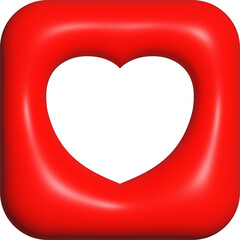 하트 프레임 아이콘