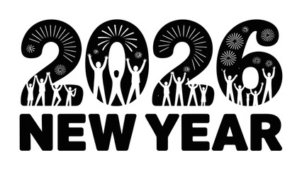 New Year 2026: A creative and symbolic image heralds the start of 2026, conveying the promise of renewal and collective celebration for future. 
