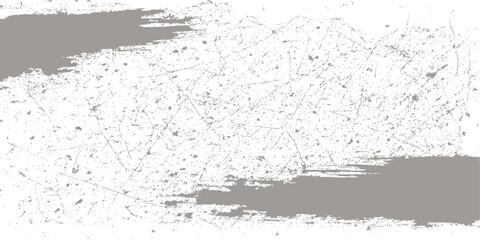 Abstract black and white grunge texture background of aged, rough concrete wall surface with a dirty ink splat pattern