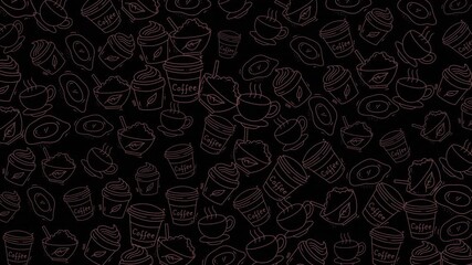 A diverse collection of coffee cups and beverages, showcasing different styles, sizes, and presentations ideal for cafe, beverage, and hospitality visual content.