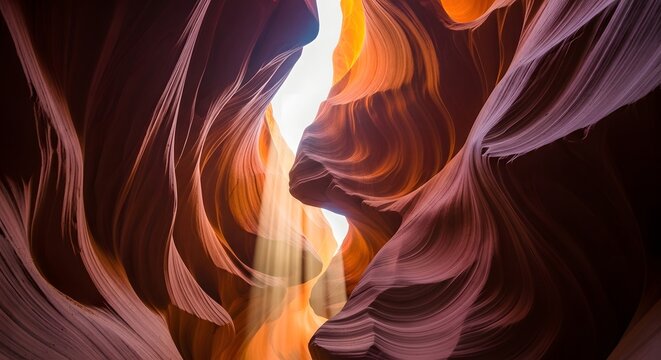 Antelope canyon arizona scenic sandstone rock formations travel