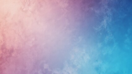 Fototapeta premium Soft hues blend together in a calming cosmic sky at dusk