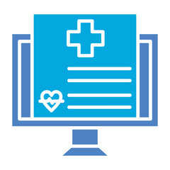 Obraz premium Online report Icon