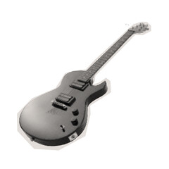 electric guitar halftone