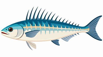 Fish illustration vector diagram