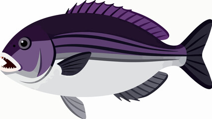 Fish illustration vector diagram