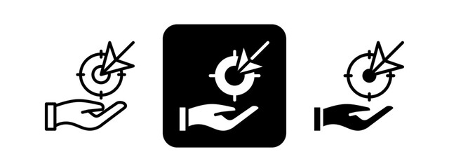 Self Growth Solid color and black line drawing vector illustration set