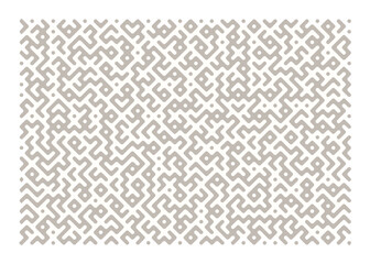 Geometric Maze Pattern, neutral light tones, vector print illustration