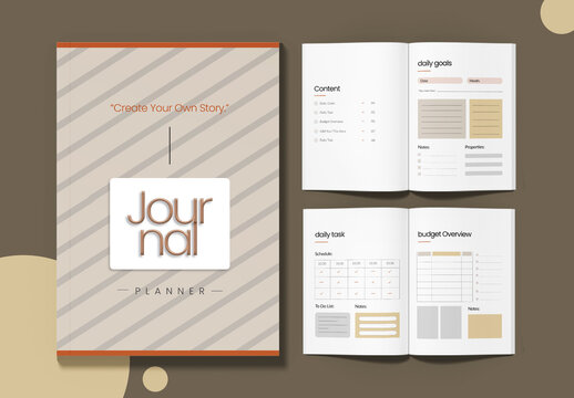 Journal Planner Template Layout