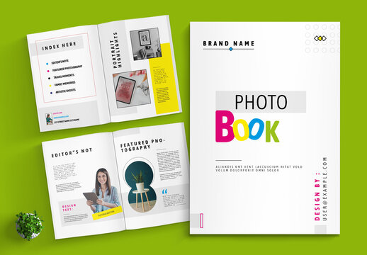 Portfolio Design With Photo Book