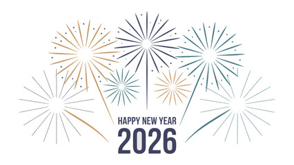 New Year Celebration Fireworks: Celebrate the arrival of 2026 with a vibrant display of fireworks, spreading joy and anticipation for the year ahead.