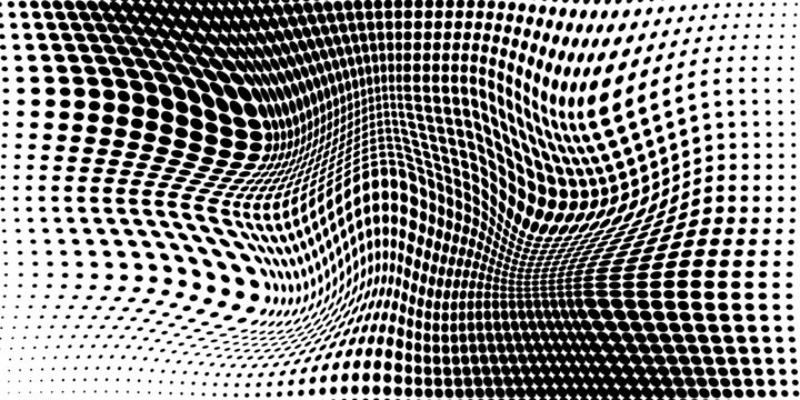 Grunge halftone gradient background. Faded grit noise texture. White and black sand wallpaper. Retro pixelated backdrop. Anime or manga style comic overlay. Vector graphic design textured template