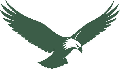 vector illustration of a eagle