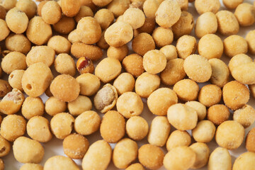 Savory Crunchy Peanuts Flat Lay Photo