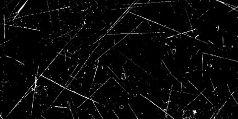 Abstract black and white grunge dust particle and dust grain texture. old grunge texture with scratches and cracks paint wall texture. dust overlay distress grain with scratch grunge urban background.