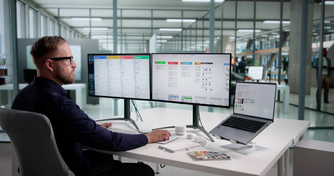 Creative Businessman Developing User-friendly Software