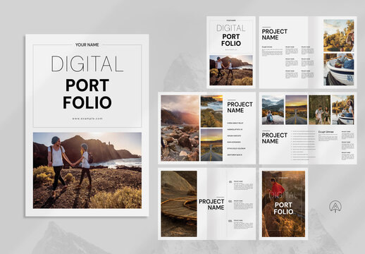 Digital Portfolio Layout