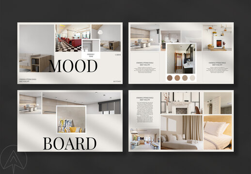 Mood Board Template Layout