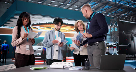 Leading Diverse Group Toward International Trade Show Booth