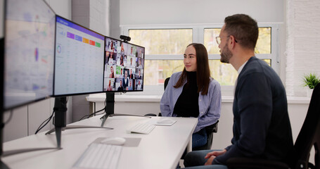 Successful Business Consultants Lead Multicultural Webinar