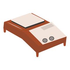 Science Laboratory Equipment. Vector Illustration in Cartoon Design.