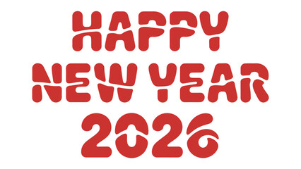 Joyful New Year Greetings for 2026: A vibrant and colorful greeting, heralding the arrival of 2026 with optimistic cheer and celebratory flair.