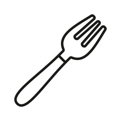 fork icon vector design template