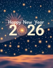 Happy new year celebration