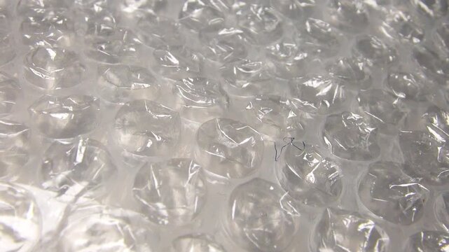 Air bubble wrap for packaging, packaging material