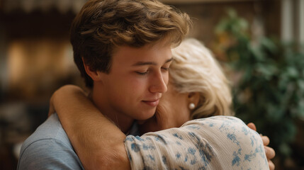 This reunion scene radiates homegrown intimacy and timeless affection, showcasing family strength, forgiveness, and the deep emotional healing found in returning to one’s origins. cinematic color