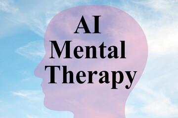 AI Mental Therapy concept