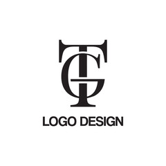 tg classic logo design template